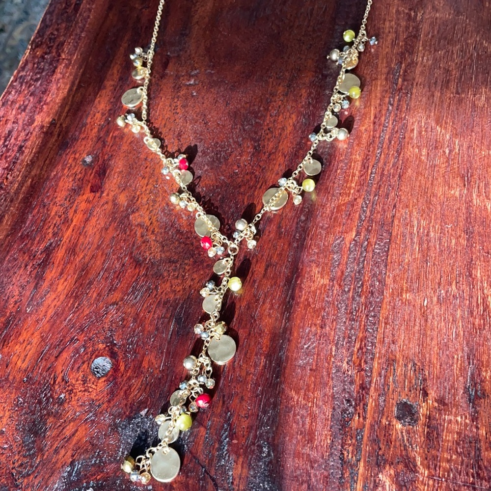 Lariat Beaded Necklace